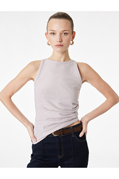 Koton Shimmery Ribbed Blouse