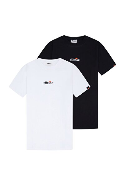 Ellesse Herren T-Shirt 2er Pack - OLLIO 2, Kurzarm, Rundhals, Logo, Baumwolle...