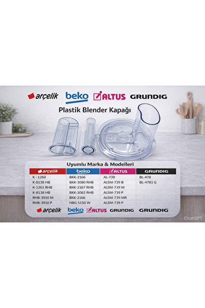 Arçelik K 1261 Rhb Blender Set - with Intermediate Cover
