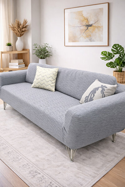 uzhanem غطاء أريكة جاكار 3 مقاعد، غطاء أريكة سرير (محتوى المنتج 1 قطعة) غطاء ...