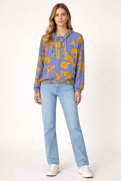 KASHA Κουκούλα με μοτίβο λουλουδιών