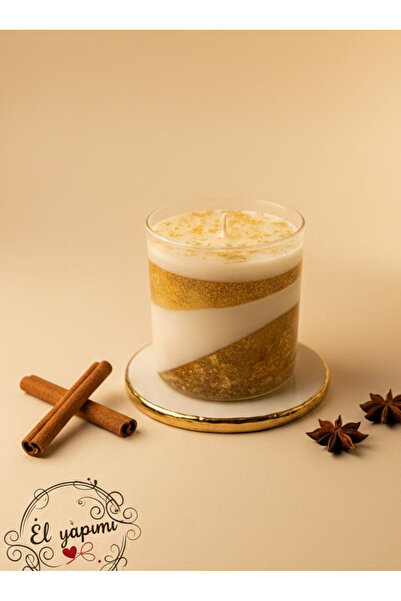 WAXERA Özel Tasarım Gold Serisi - Soya & Jel Karışımlı El Yapımı Dekoratif Mu...