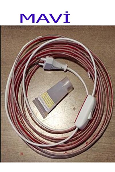 ERBAY 220V Şerit LED MAVİ IŞIK FİŞLİ VE ANAHTARLI 5 METRE ((ADAPTÖR TRAFO YOK...