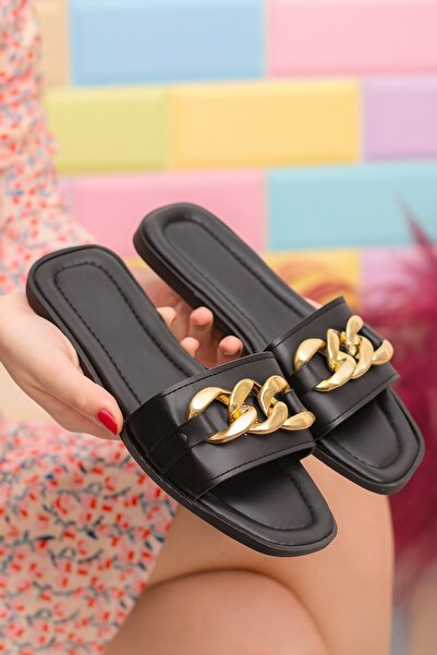 Moda Frato Dámské pantofle Modafrato Smt Chain pro venkovní i domácí použití