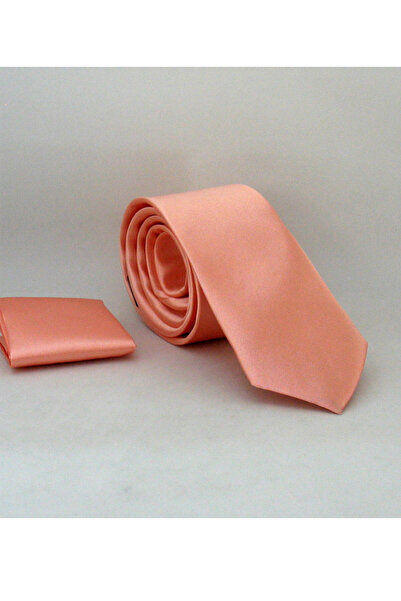 Gaffy Crib Slim Fit Plain Color Handkerchief Satin Tie - SS-44