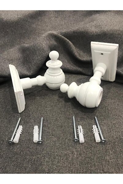 özdeğer home rustik ayak başlık perde askı ayağı rustik başlığı ahşap model m...