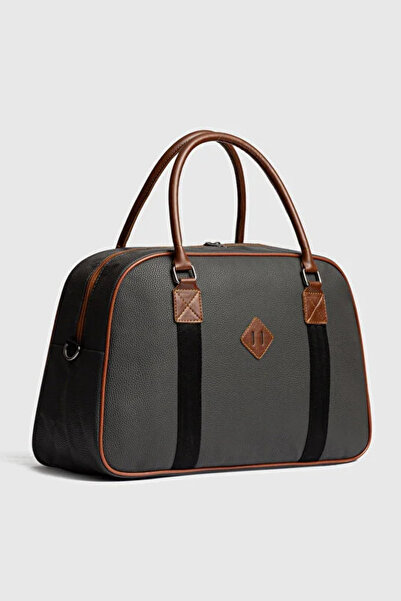 By Hakan Gk25 Unisex Spor Çantası Ve El Valizi Gri-taba