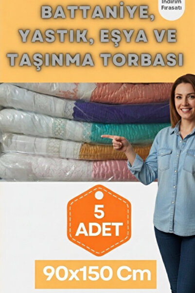 erfa plastik ambalaj 1984'den beri 90x140 Cm 5 Adet 1.Kalite Naylon Torba Büy...