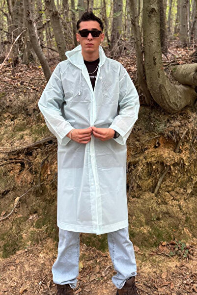 Mollycrush Unisex Raincoat – Lightweight Waterproof Long Raincoat with Hood