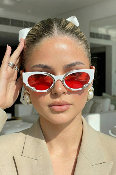 Eyesofia Milenyum Unisex Turuncu Tasarım Güneş Gözlüğü