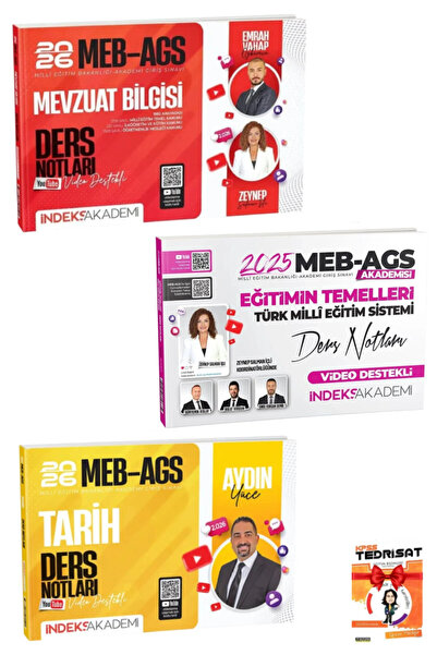İndeks Akademi Emrah Vahap Özkaraca-Zeynep Salman İçli|2026 MEB-AGS Mevzuat B...