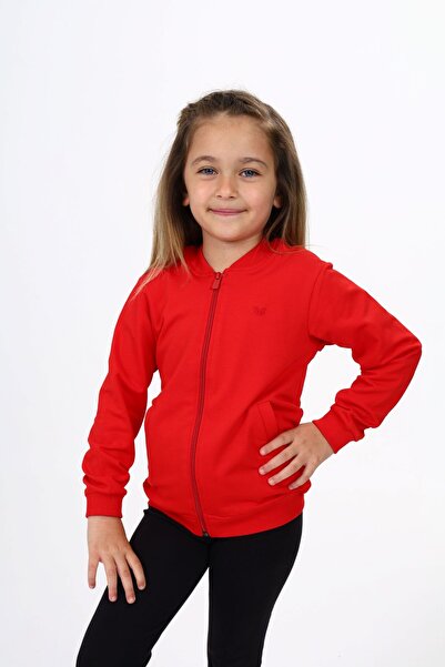 Toontoy Κοριτσίστικη πλεκτή ζακέτα με κολάρο κολεγιακού τύπου, τσέπες με φερμ...