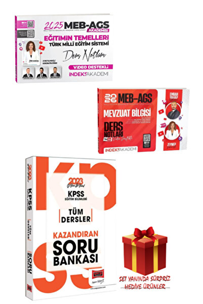 İndeks Akademi Zeynep Salman İçli-Emrah Vahap | 2026 MEB-AGS Eğitimin Temelle...