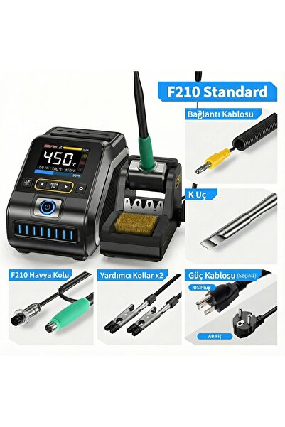 FNIRSI DWS-200 F210 Standart Lehimleme İstasyonu