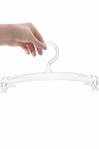 vitrinraf Iç Çamaşırı Askısı Şeffaf Kristal Plastik  30 Adet