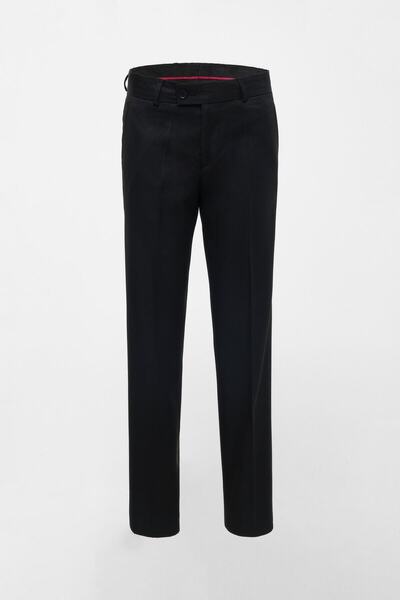 Doctor junior Chlapecké černé klasické látkové kalhoty