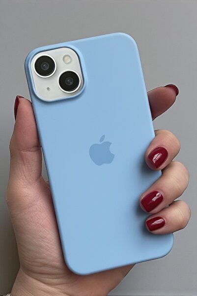 ProNorth Iphone 13-14 Uyumlu Kılıf Logolu Lansman Soft Yumuşak Içi Kadife Sil...