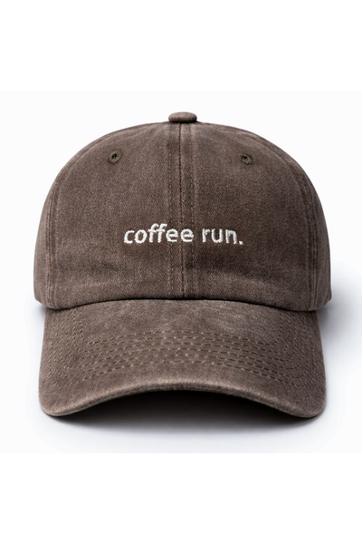 CAP BROS Călătorie la cafenea. Șapcă vintage brodată