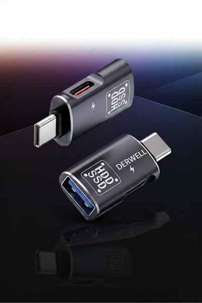 Derwell Yeni 2026 Type C Usb 3.0 Otg Yüksek Hızlı Veri Aktarım Şarj Çevirici ...