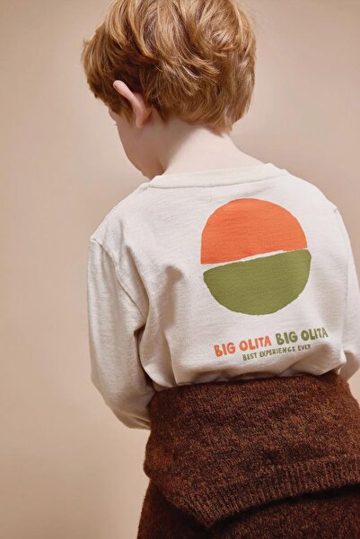 Cigit Hanorac Imprimat Bıg Olıta 2-10 Ani Ecru