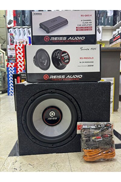 REISS AUDIO Takım Set 30cm Bass Brava Audıo 16cm Midrange Reiss Anfi 4x60rms