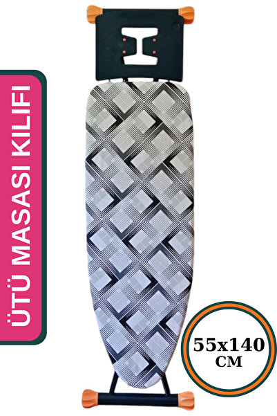 Ironing Board Cover Large Size Felt Pouch Cover with Stopper 55x140cm Tile