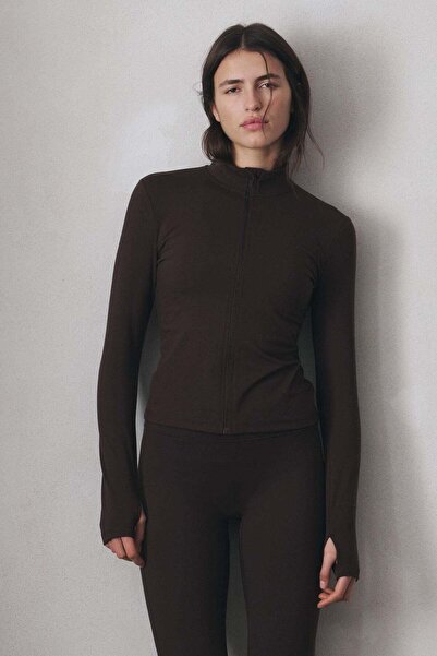 H&M SoftMove™ Zip-through sports jacket