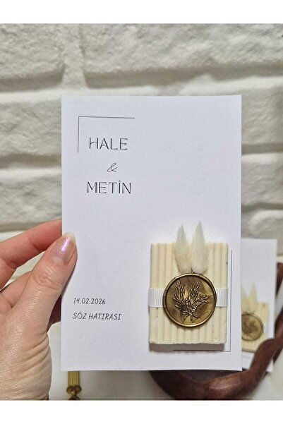 ASPİRİZM 20 Adet Hediyelik Sabun Özel İsim Kartlı - DÜĞÜN - NİKAH - NİŞAN - K...