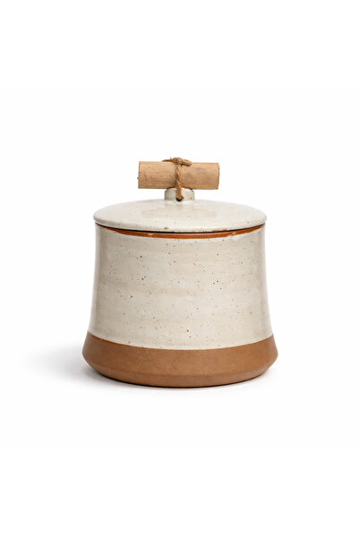 Warm Design وعاء بمقبض خشبي