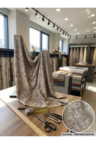 LEVENT ÖZEL Jakar Desenli Dokuma Fon Perdelik Kumaş 100en300boy