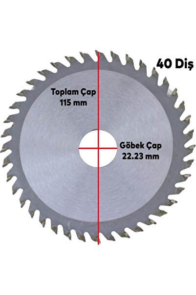 Baytec Elmas Ahşap Kesme Testeresi Taşlama 115x22 Mm 36t