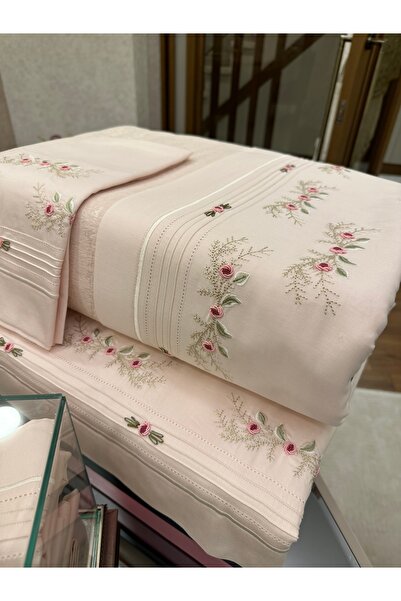 incisecrethome 100% Cotton Satin Handmade Bedspread and Duvet Cover Set - Dou...