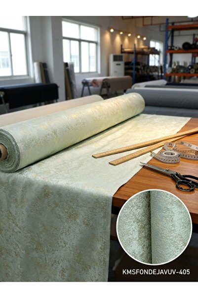 LEVENT ÖZEL Jakar Desenli Dokuma Fon Perdelik Kumaş 100en300boy