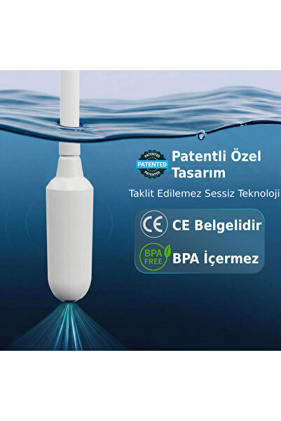 Genel Markalar SilentPro Sessiz Şarjlı Otomatik Damacana Su Pompası Dalgıç Motor Hızlı Dolum Çocuk Kilit (Bpa Free)