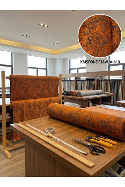 LEVENT ÖZEL Jakar Desenli Dokuma Fon Perdelik Kumaş 100en300boy