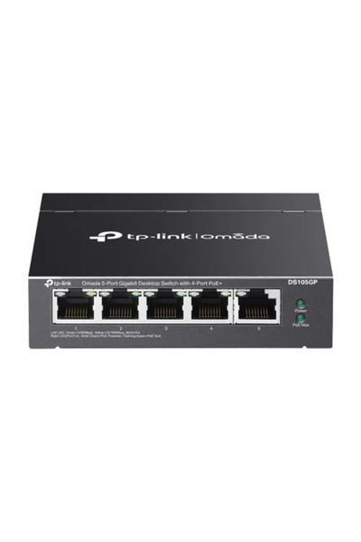 TP-LINK Switch 4 x RJ45 Gigabit PoE, 1 x RJ45 1G, PoE economic 65W, Neadminis...