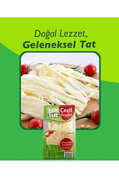 Teksüt Çeçil Peyniri 200gr