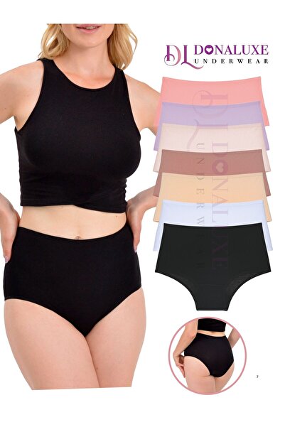 Donaluxe Жіночі трусики, жіночі трусики з високою талією з м'якої бавовняної ...