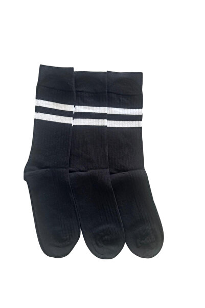 Şerit Erkek Çorap 3lü Set