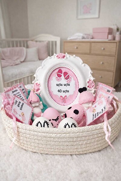 Nazenindusleri Mini, Kırk Uçurma Sepeti Kiz Bebek 40 Ucurma Sepeti
