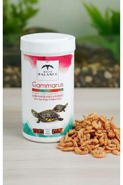 White Balance Gammarus Kurutulmuş Karides Kaplumbağa Yemi 100 Ml