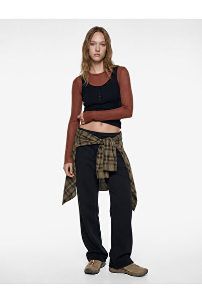 Koton Comfortable Fit, Pocketed, Lace-Up Waist, Long Sweatpants