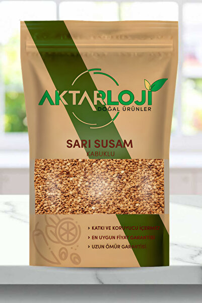 aktarloji 2 Kg Kabuklu Susam / Sarı Susam / Küncü / Sarı - Kahverengi Susam -...