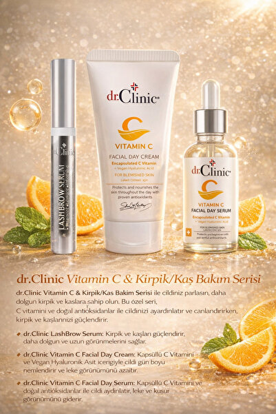 Dr. Clinic Kaş Kirpik Serumu Ve C Vitamin Serumu Seti