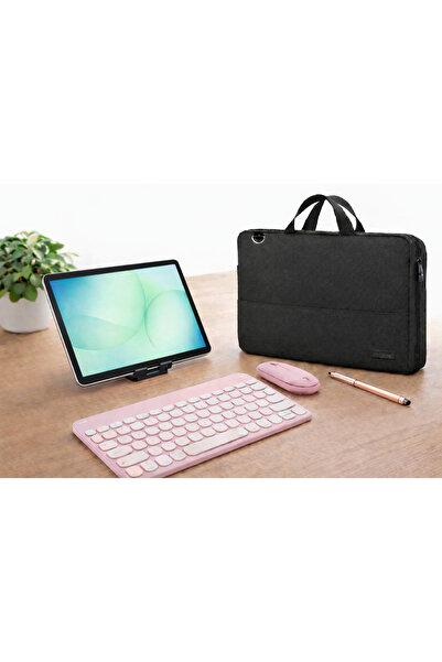 Samsung Galaxy Tab A11+ PLUS 8gb 256gb 11'' TABLET+ROSE KALEM+PEMBE KLAVYE MO...