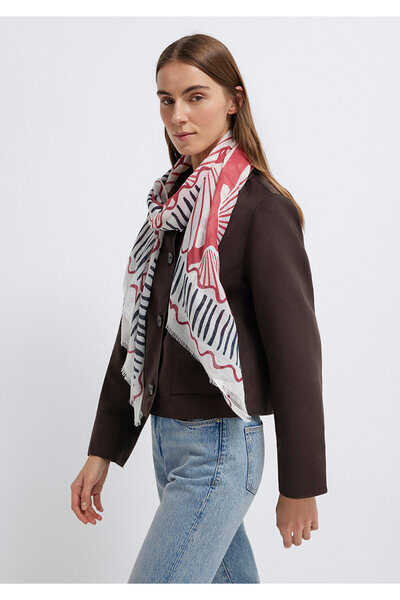 Mavi Patterned Shawl 1913848-10076