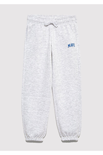 Mavi Logo Baskılı Gri Eşofman Altı 6010028-88467