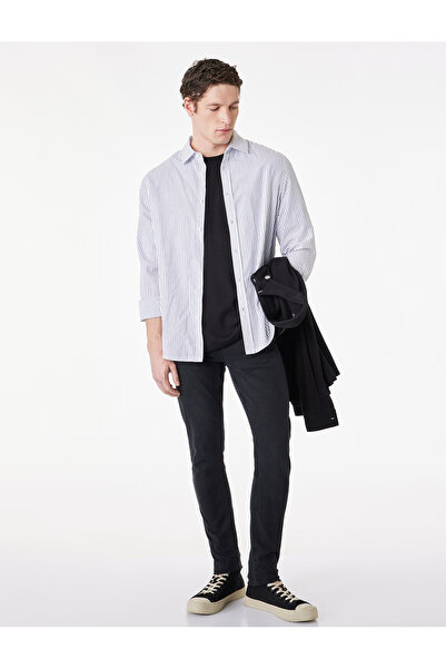 Koton Дънки с нормална талия, памучни, с къс крой - Michael Jean