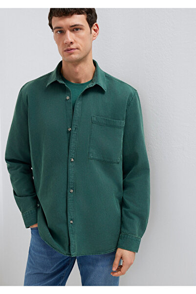 Mavi Green Shirt with Pockets Regular Fit / Normal Cut 0211827-71930