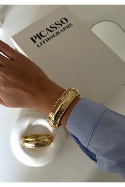 LORİEN ACCESSORİES Lorien Monarch Gold Kelepçe